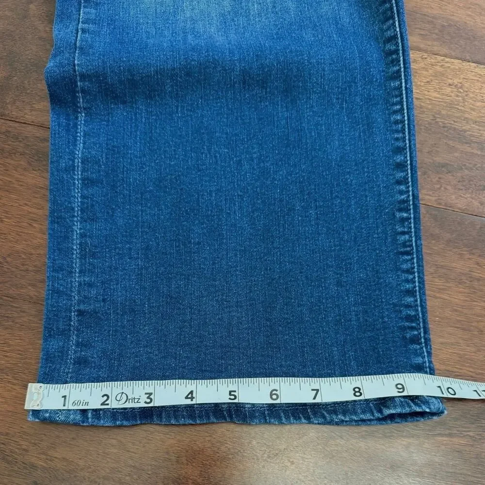 MOTHER The Dodger Ankle 29 Wide Leg On Your Left Jeans Dark Wash